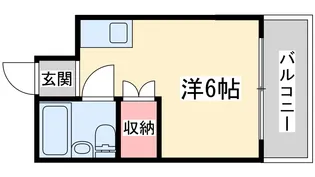 コレクション中崎2【6階】の間取り