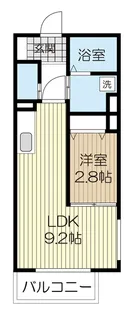 ミッドテラス仙台上杉【2階】の間取り