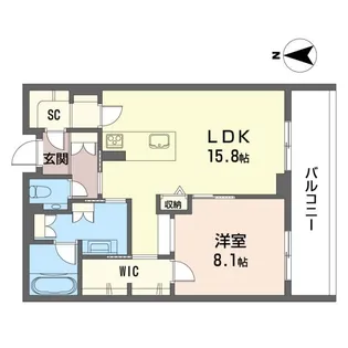 ウィズプラス浦和美園 ウエスト A棟【3階】の間取り
