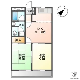 メゾンノーブル【1階】の間取り