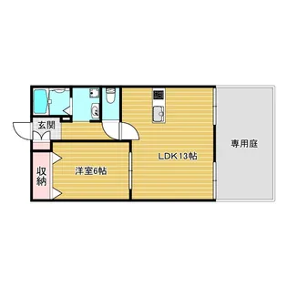 M court B【1階】の間取り