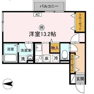 イーグルス・アイ A棟【1階】の間取り