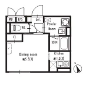 GRANPASEO西新宿 グランパセオ西新宿【3階】の間取り