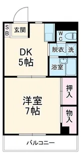 サンハイツ【2階】の間取り