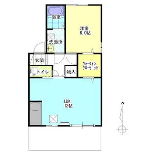 メゾン山和【1階】の間取り