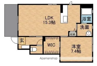 Mast Town小山【1階】の間取り