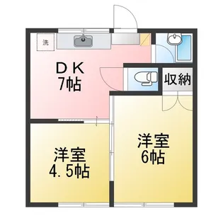 シャルムスズキIII【2階】の間取り