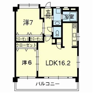 グリーンズエリア光の森【2階】の間取り
