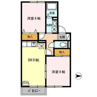 エルマールウィスタ【1階】の間取り