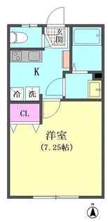コンフォート山王【1階】の間取り