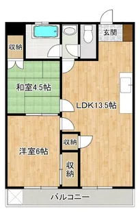 久留米中央ビル【5階】の間取り