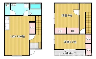 オレンジハイツIの間取り