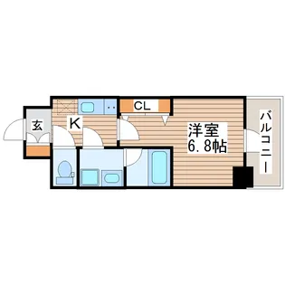 プライムアーバン仙台木町通【4階】の間取り