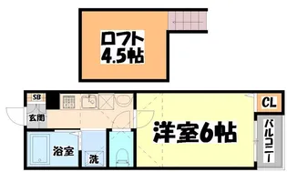 LINK STAGE旭ヶ丘【1階】の間取り