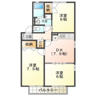 Chateau A【2階】の間取り