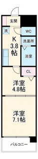 Artere MK【5階】の間取り