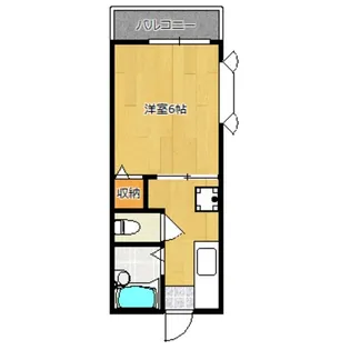 グローバル経堂【1階】の間取り