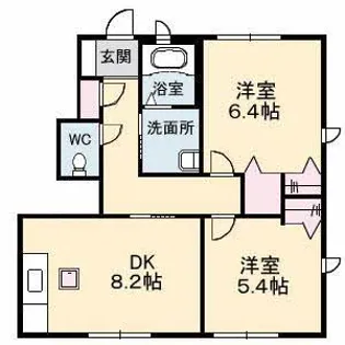 エピナール E棟【1階】の間取り
