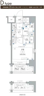 Le a横濱西口参番館【4階】の間取り