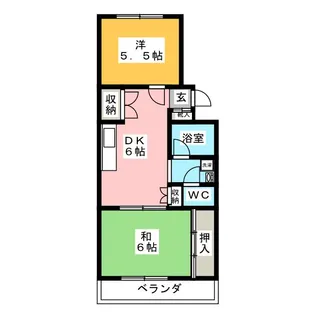 守屋ビル【2階】の間取り
