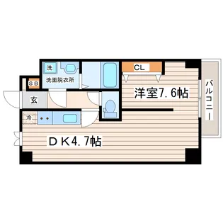 ソレアード小松島III【3階】の間取り