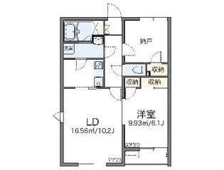 レオネクストシルクII【2階】の間取り