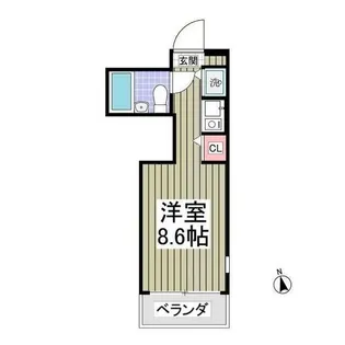 ペアハイツ世田谷【2階】の間取り
