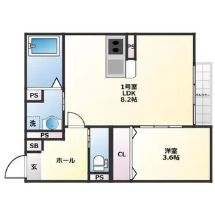 ALLIER PARK 上杉北【2階】の間取り