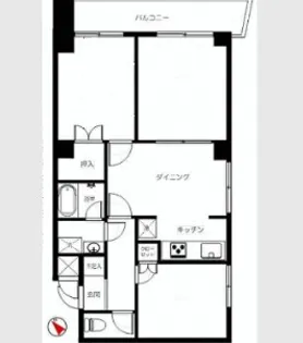 テラス高田馬場【1階】の間取り