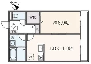 プランドールM【3階】の間取り