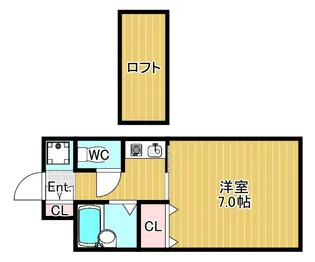 グランドハイツ大野【4階】の間取り