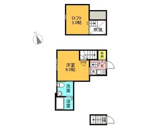 グレースアロー経堂【2階】の間取り