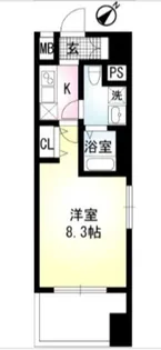 PRISM COURT 川崎【9階】の間取り