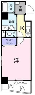 ブリアンオーブ【5階】の間取り