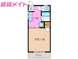 フォーブルヒラマツ【1階】の間取り