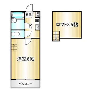 ル・コリエ【2階】の間取り