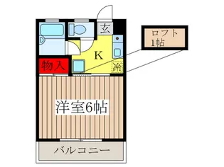 コ-ポグリ-ンロ-ド【2階】の間取り