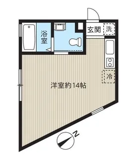 レピュア南千住レジデンスII【4階】の間取り