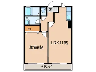パティオ【2階】の間取り