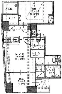 S-RESIDENCE日本橋浜町【12階】の間取り