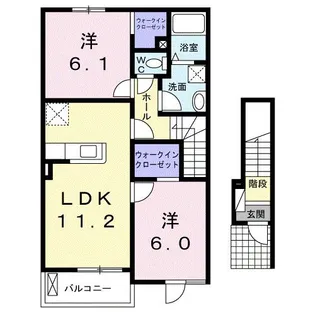 フロイデンス 2【2階】の間取り