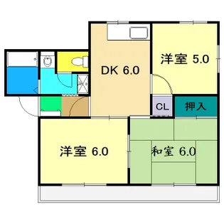 グランシティ A【2階】の間取り