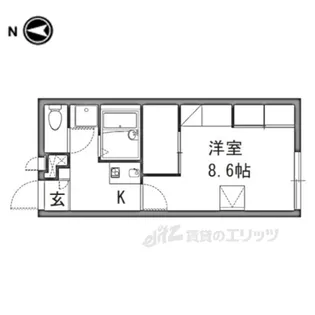 レオパレスIKARUGA【2階】の間取り