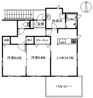 Tハイム【2階】の間取り