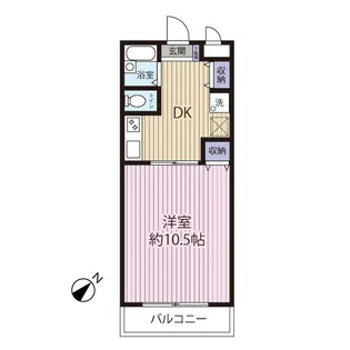 ウインド稲毛【2階】の間取り