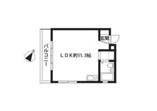 第5邦栄マンション【1階】の間取り
