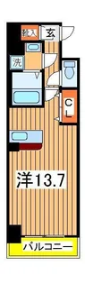 リュージュ【4階】の間取り