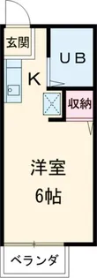 カサベルデ【1階】の間取り