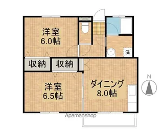 グランドハイツ【1階】の間取り