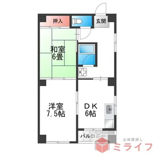 ジョイマンション【3階】の間取り